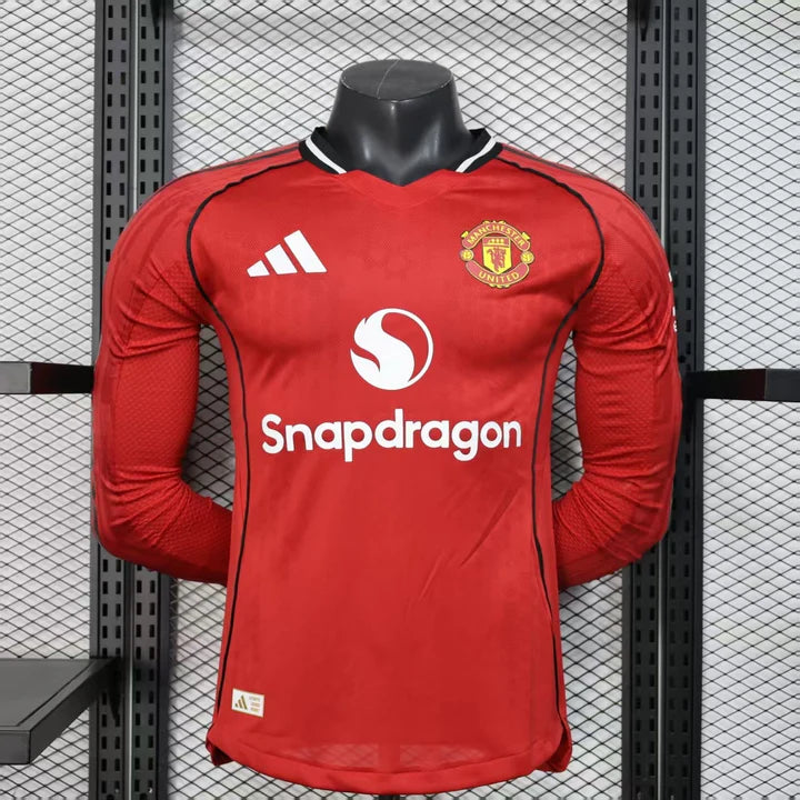 MANCHESTER UNITED 25/26 LONG-SLEEVE HOME (PLAYER)
