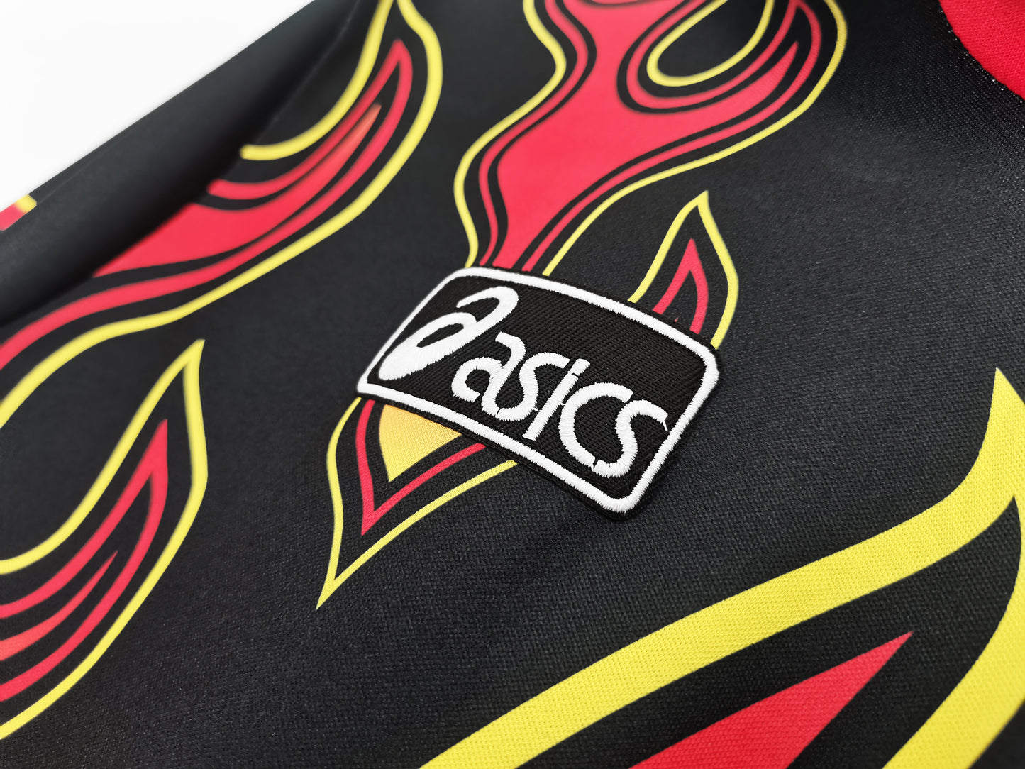 Japan Retro 1998 goalkeeper flame Long-Sleeve Red (Fan)