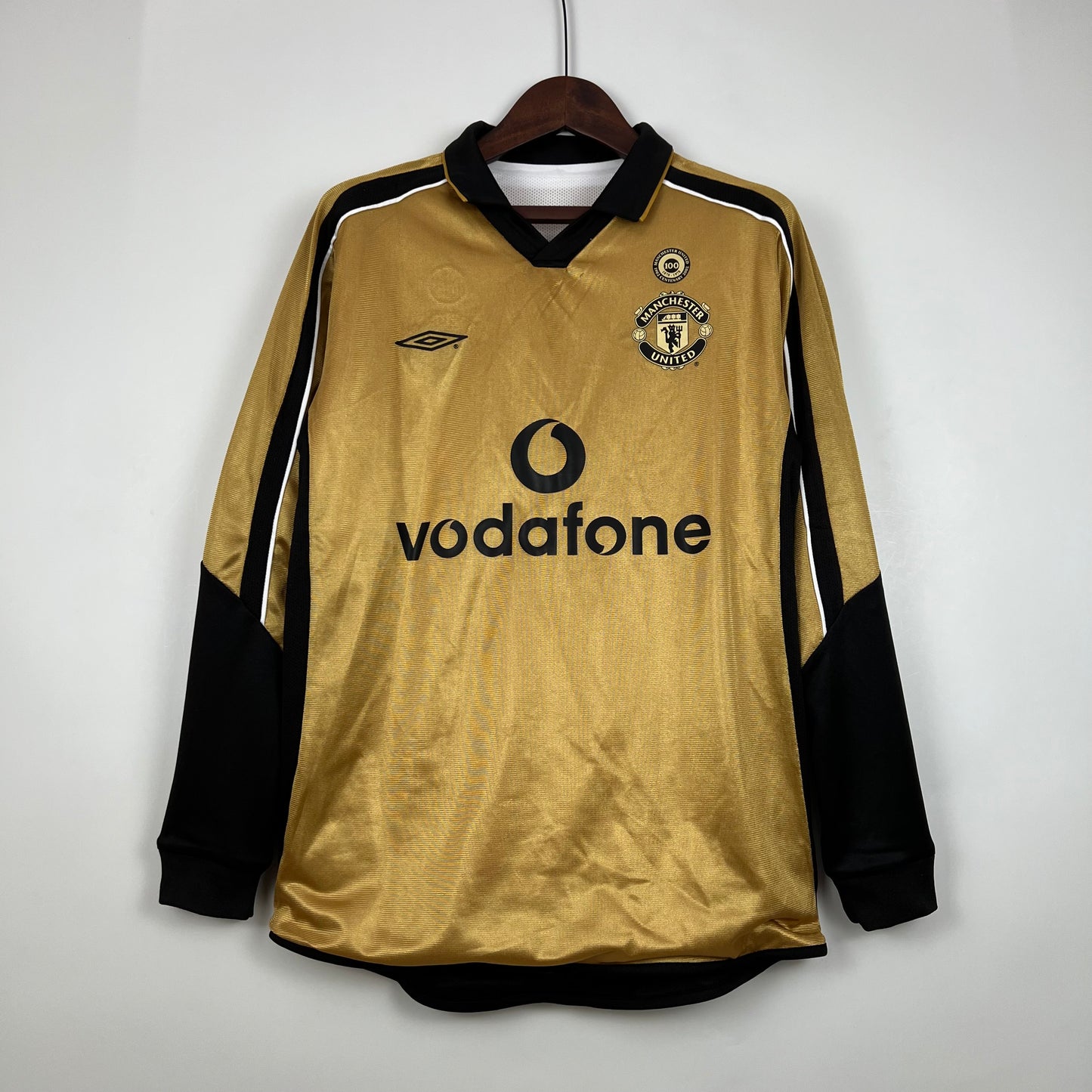 Manchester United Retro 01/02 100th Anniversary Edition Long-Sleeve (Fan)