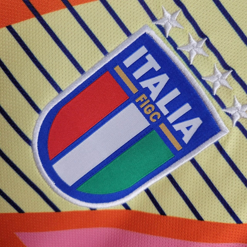 Italy Euros 24/25 Goalkeeper Orange (Fan), Badge
