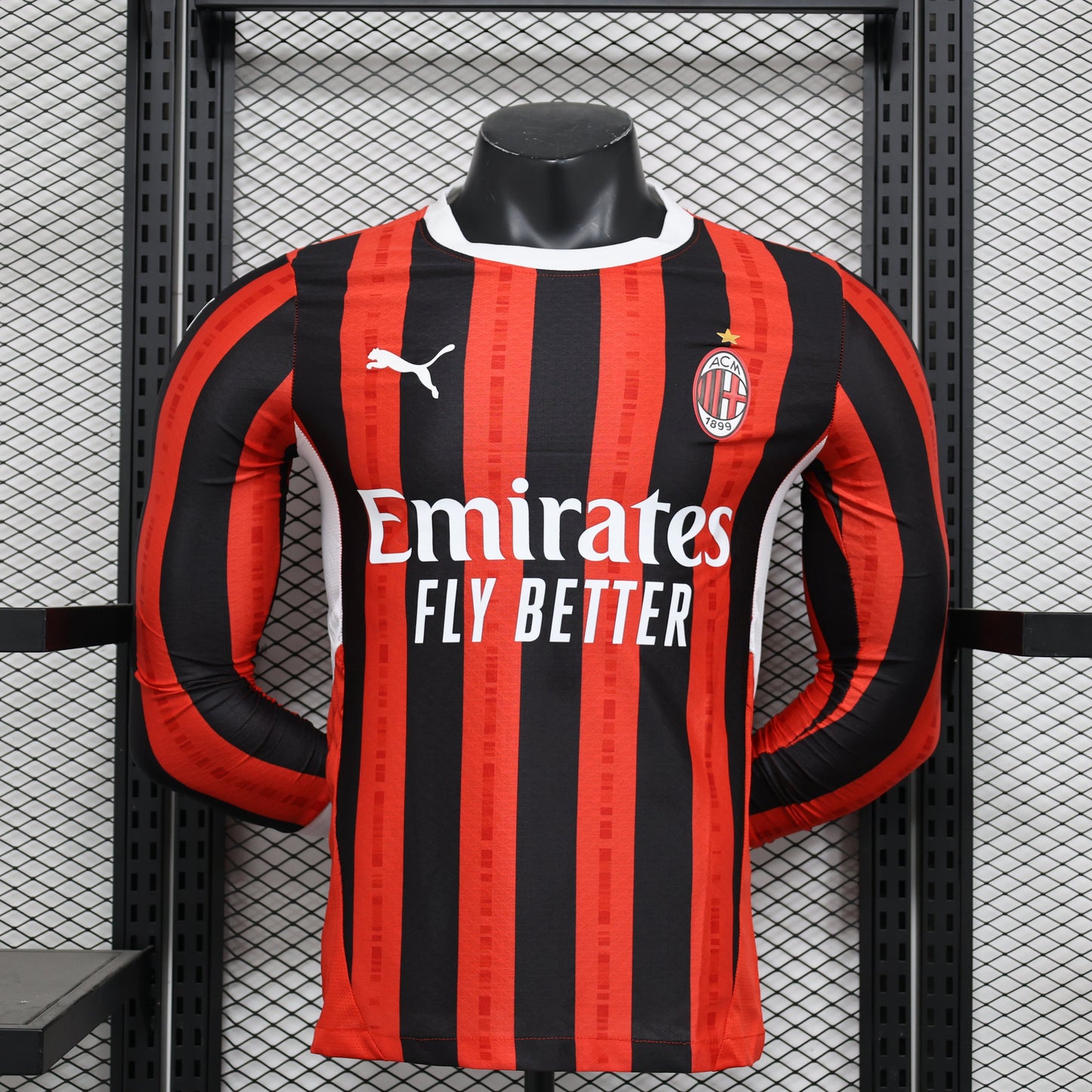AC Milan 24/25 Long-Sleeve Home (Player)