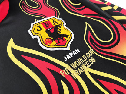 Japan Retro 1998 goalkeeper flame Long-Sleeve Red (Fan)