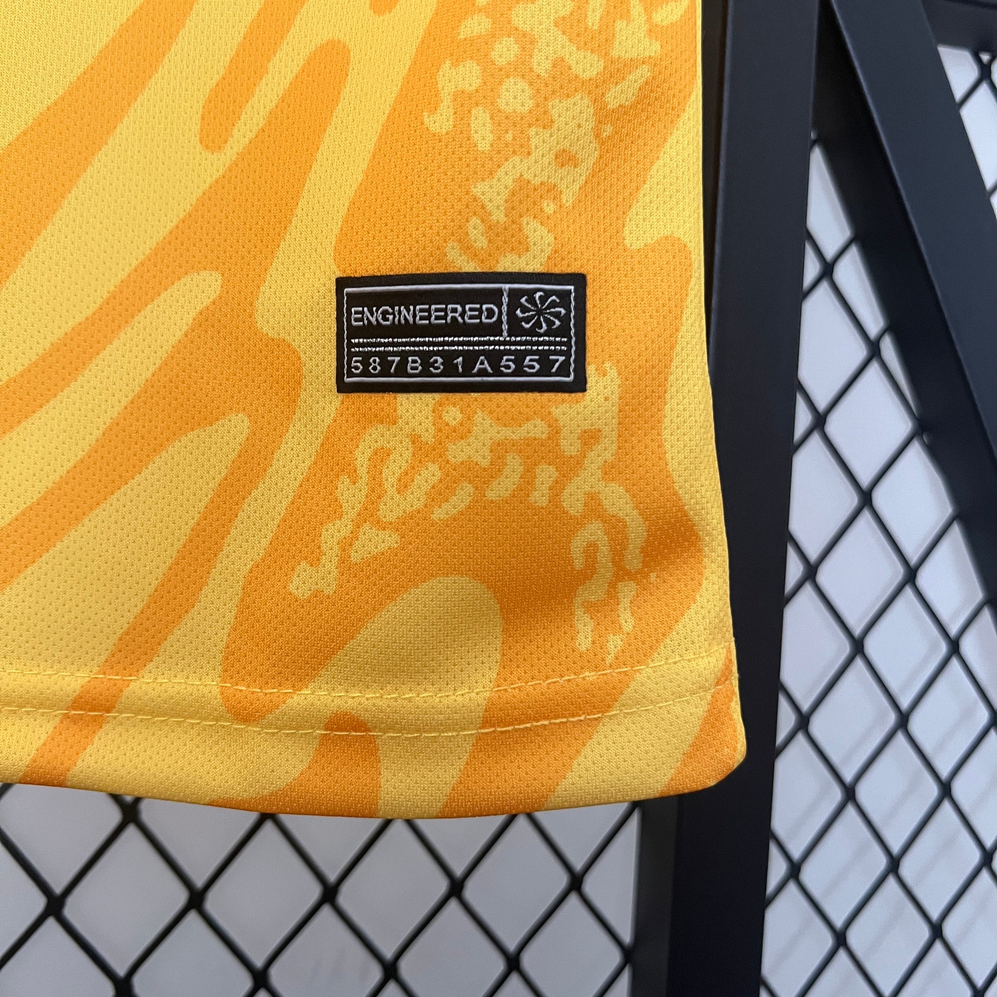 Portugal Euros 24/25 Goalkeeper Yellow (Fan), Close-Up
