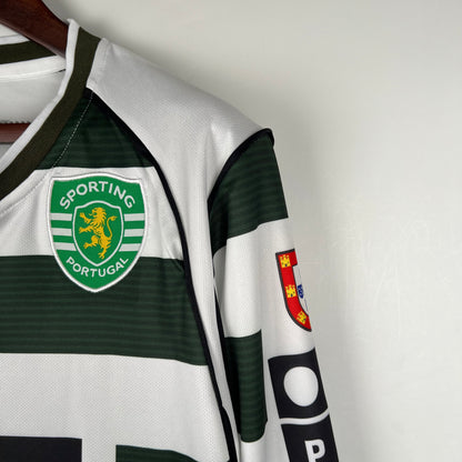 Sporting CP Retro 01/03 Long-Sleeve Home (Fan)