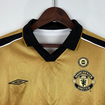 Manchester United Retro 01/02 100th Anniversary Edition Long-Sleeve (Fan)