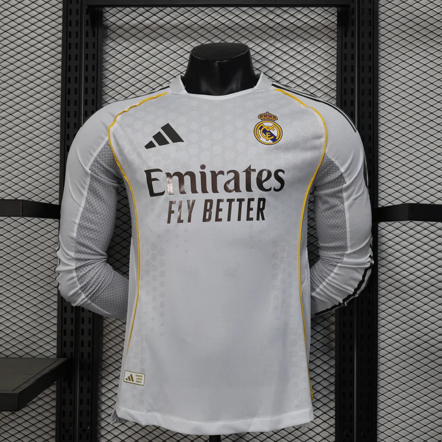 REAL MADRID 25/26 LONG-SLEEVE HOME (PLAYER)