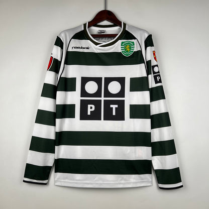 Sporting CP Retro 01/03 Long-Sleeve Home (Fan)