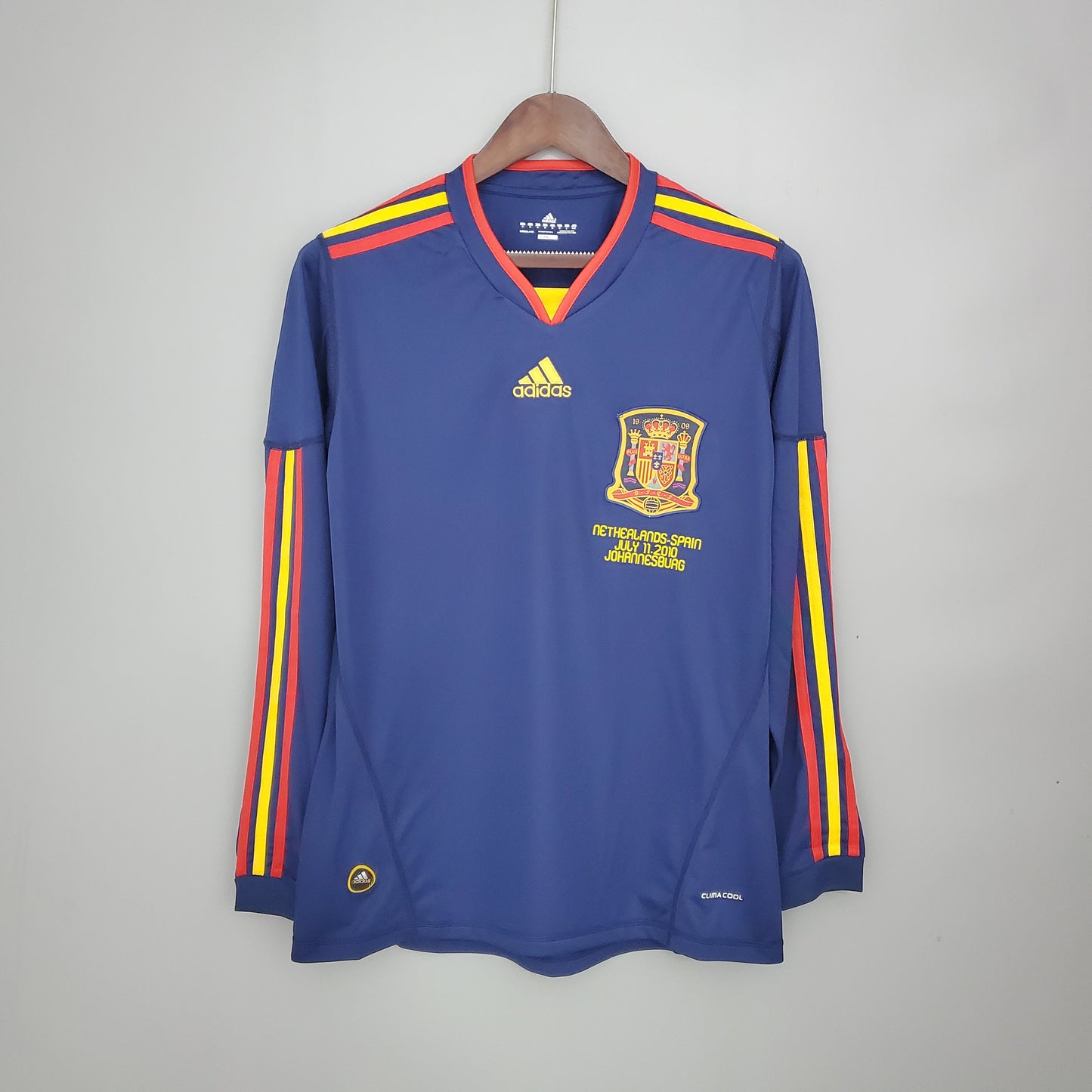 Spain Retro 2010 Long-Sleeve Away (Fan)
