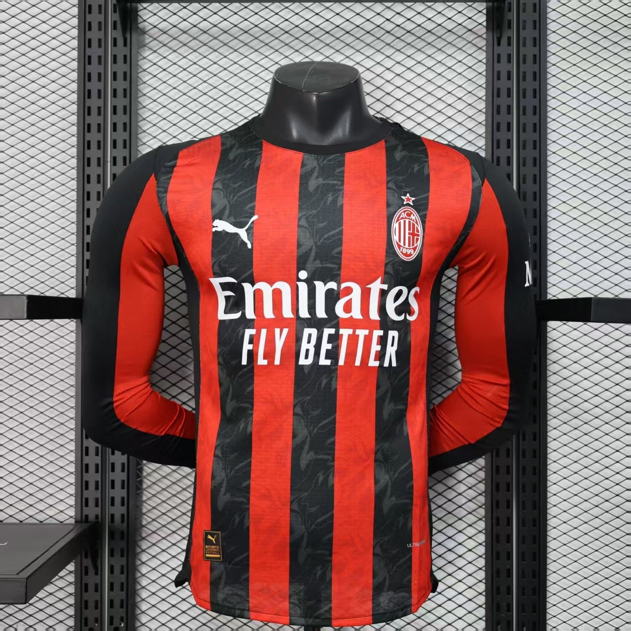 AC Milan 25/26 Home Long-Sleeve (Player)